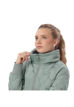 Chaqueta Acolchada Para Mujer Bab Verde