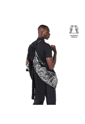 Chaqueta Acolchada Para Hombre Palmero Con Strap Negra