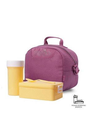 Lonchera Térmica Para Mujer Borrador Neo Mediana Rosada Rose