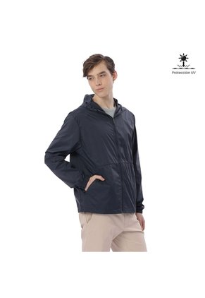 Chaqueta Casual Para Hombre Bruma Azul