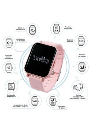Reloj Inteligente Smart F12 Pro 6 Rosado