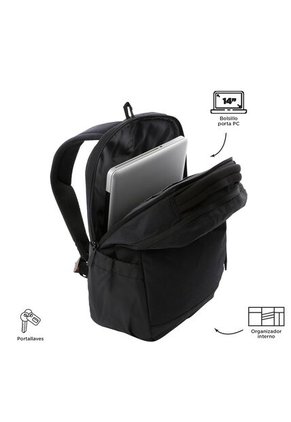 Morral Ejecutivo Porta PC 14" Deleg 2.0 Negro Hombre