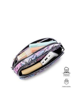 Cartuchera Multiuso Sobre Glitter Pequeña Rosada Mujer