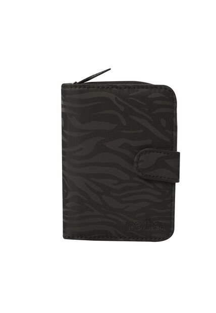 Billetera Texture Twi Con RFID Blocker Negra
