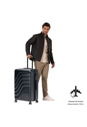 Maleta De Viaje Grande 360 Bazy+ L Negra