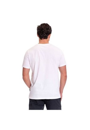 Camiseta Estampada Para Hombre Atena Manga Corta Blanca