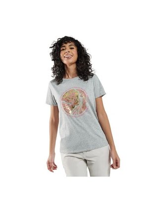 Camiseta Para Mujer Thinky Gris
