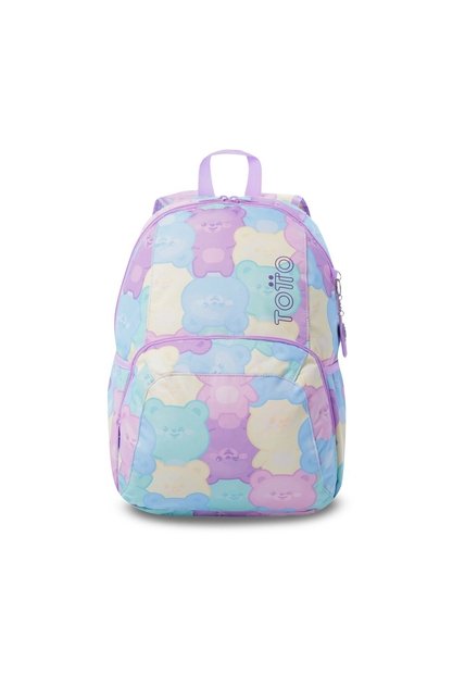 Morral Universitario Ometto 2.0 Print Mujer Estampado De Osos