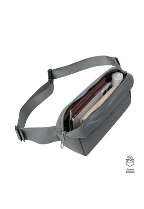 Riñonera Para Hombre Dual 2 Gris