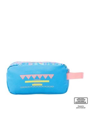 Cartuchera Para Niña Llama Azul