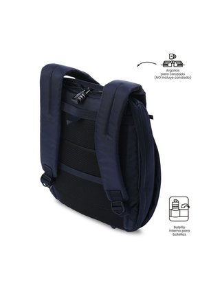 Morral Antirrobo Porta PC 14" Twill Azul Unisex