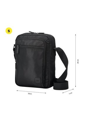 Bolso Hombre Porta Tableta 10" Bayonne Negro