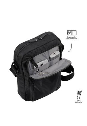 Bolso Hombre Porta Tableta 10" Bayonne Negro