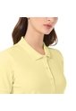 Camisa Polo Chechi Para Mujer Amarilla de Totto