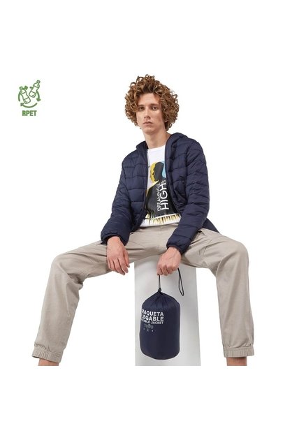 Chaqueta Para Hombre Azul Colorout