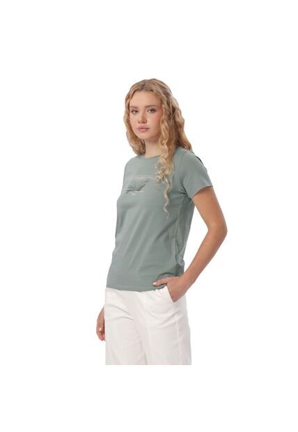 Camiseta Estampada Para Mujer Prime Verde