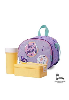 Lonchera Térmica Para Niña Sweet Purple Grande Morada