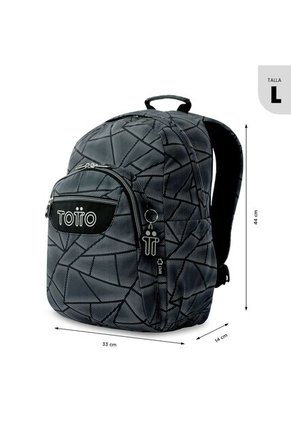 Morral Juvenil Porta PC 14" Acuarela Gris