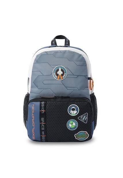 Morral Para Niño Gemini 2 Mediano Gris