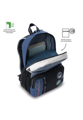 Morral Para Niño Gemini 2 Mediano Gris