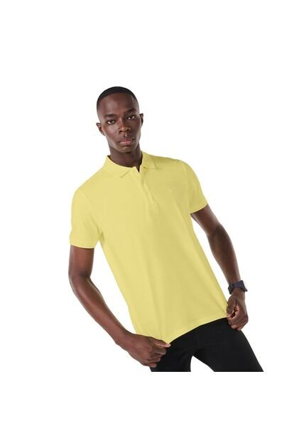 Camisa Polo Youngpolo Para Hombre Amarilla