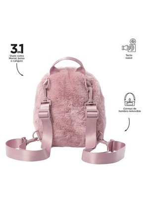 Morral Pequeño 3 En 1 Yuen Fashion Rosado Mujer