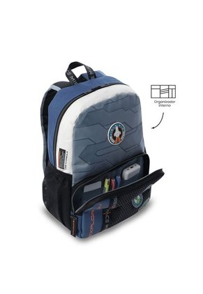 Morral Para Niño Gemini 2 Mediano Gris