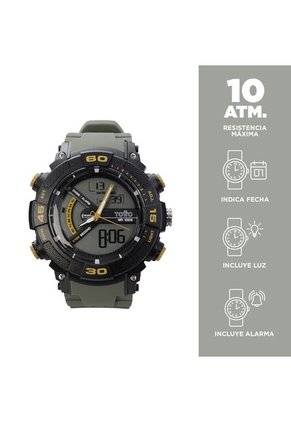 Reloj Analogo Digital 10 Atm Bolo