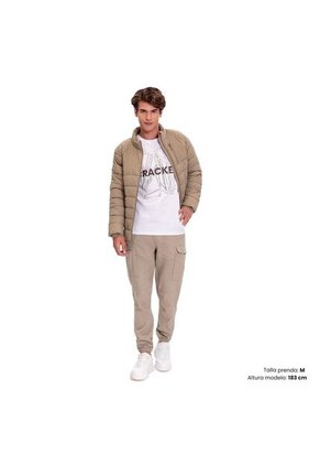 Camiseta Estampada Para Hombre Primen Blanca