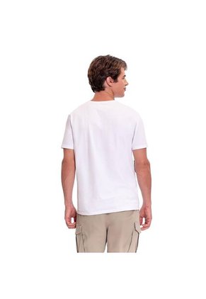 Camiseta Estampada Para Hombre Primen Blanca