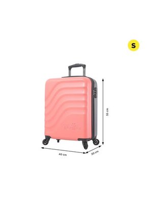 Maleta De Cabina Bazy 10-15 Kg Rosada