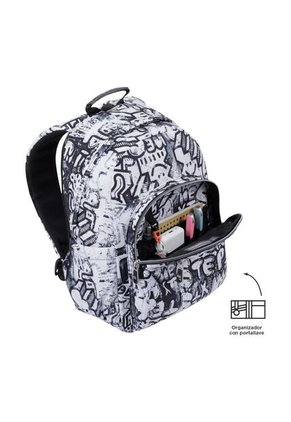 Morral Juvenil Porta PC 13" Gommas Blanco