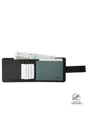 Billetera Gobi Con RFID Blocker Negra