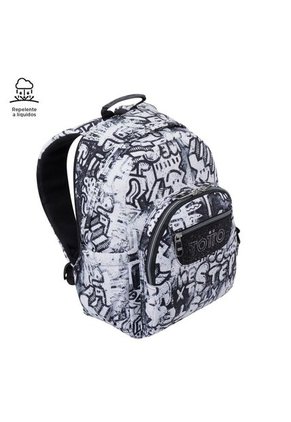 Morral Juvenil Porta PC 13" Gommas Blanco