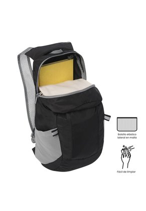 Morral Plegable Ligero Troker Mediano Negro
