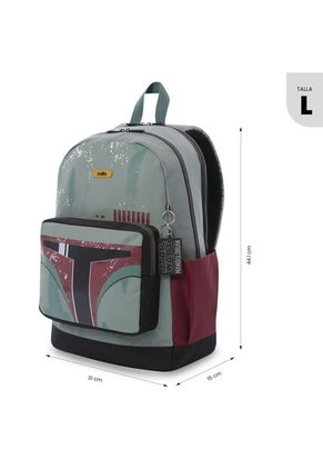 Morral Para Hombre Star Wars Boba Fett Grande Verde
