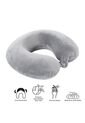 Almohada De Viaje Memory Foam Gris Pylot de Totto