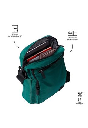 Bolso Manos Libres Hombre Bayonne Pequeño Verde