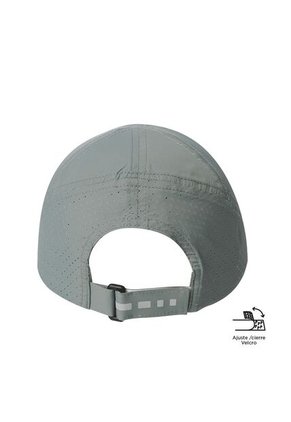 Gorra Beisbolera Bakir Con Filtro UV Gris