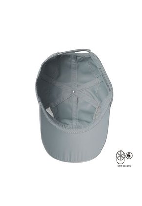 Gorra Beisbolera Ciclyng Con Filtro UV Gris
