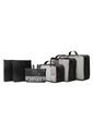 Organizador De Viaje Packing Cube X 6 Negro de Totto