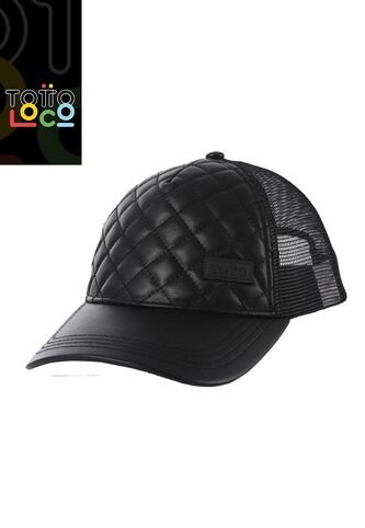 Gorra Camionera Padyng Negra Totto