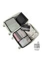 Organizador De Viaje Packing Cube X 6 Negro de Totto