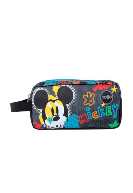 Cartuchera Mickey Gris