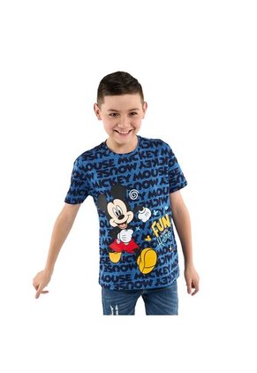 Camiseta Para Niño Mickey Fun Azul