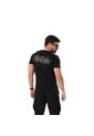 Camiseta Estampada Para Hombre Primen Manga Corta Negra de Totto