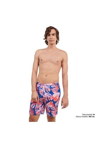 Pantaloneta De Baño Hombre Abriko Azul Totto