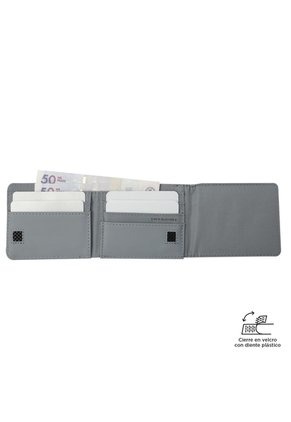 Billetera Ermac 3.0 Con RFID Blocker Gris