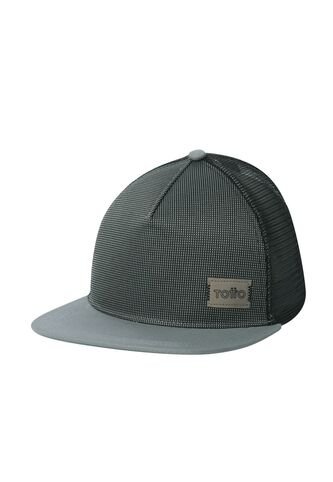 Gorra Plana Canvas Color Gris Totto