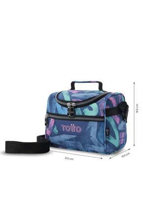 Lonchera Térmica Para Mujer Pizarra Mediano Azul